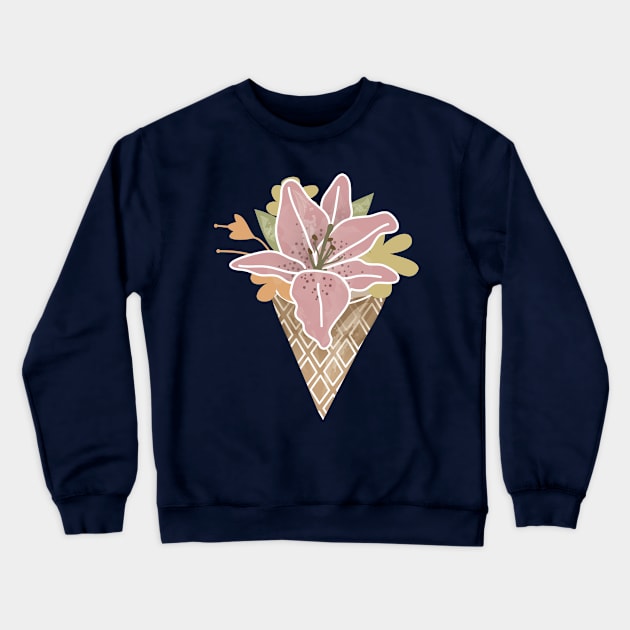 Lily icecream Crewneck Sweatshirt by Wlaurence